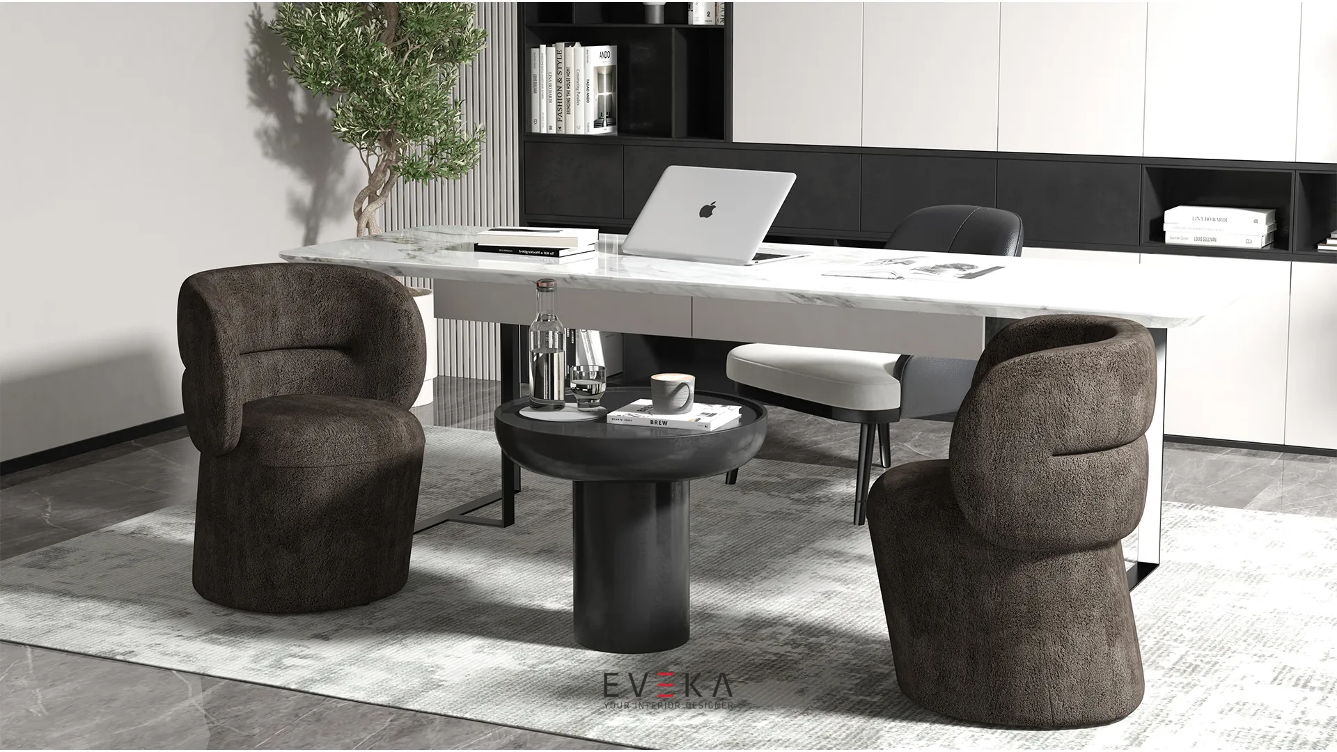 Elegantes Bürodesign